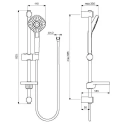 Промо набор для ванной Ideal Standard ESLA 3 в 1,