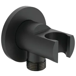 Держатель лейки с подключением Ideal Standard IDEALRAIN Black
