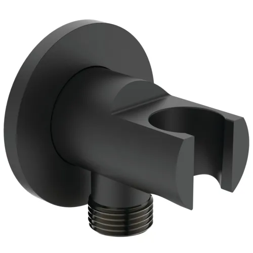 Держатель лейки с подключением Ideal Standard IDEALRAIN Black