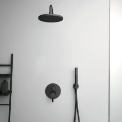 Верхний душ Ideal Standard IDEALRAIN Black  (200 мм)