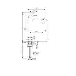 Смеситель Ideal Standart CeraLife O для раковины H240