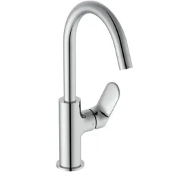Ideal Standard Ceralife O Смеситель для раковины H21.5см., на 1 отв., с поворотным изливом, хром