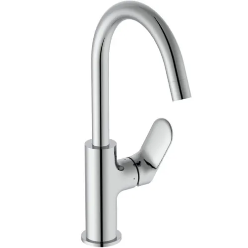 Ideal Standard Ceralife O Смеситель для раковины H21.5см., на 1 отв., с поворотным изливом, хром
