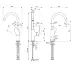 Ideal Standard Ceralife O Смеситель для раковины H21.5см., на 1 отв., с поворотным изливом, хром