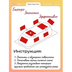 Накладки шумопоглощающие для ванны