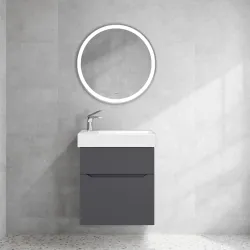 Тумба Raval Brik 55x33 подвесная антрацит