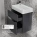 Тумба Raval Brik 55x33 подвесная антрацит