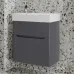 Тумба Raval Brik 55x33 подвесная антрацит