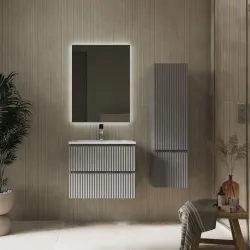 Тумба Raval Coste 60x45 см подвесная Светло-серый