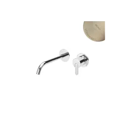 Внешняя часть смесителя Leaf для раковины. Длина излива 150 мм Morning Mist