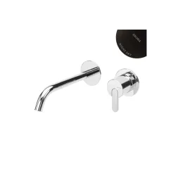 Внешняя часть смесителя LEAF для раковины. Длина излива 150 мм Night sky