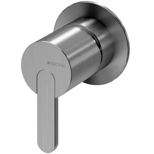 Внешняя часть смесителя с 1 выходом X-Alpha Satin stainless steel