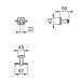 Ideal Standard IOM Square Двойной крючок для одежды