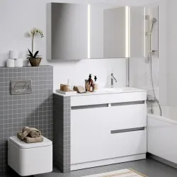 Напольная тумба Aqwella Forma 53.5x87x49 см (ШxВxГ) Белый