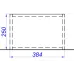 Комплект ножек Aqwella Fargo 1.8x25x38.2 см (ШxВxГ) Черный
