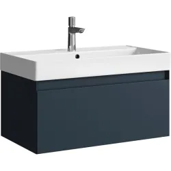 Подвесная тумба Aqwella Geometria 81x45x48 см (ШxВxГ) Синий