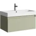 Подвесная тумба Aqwella Geometria 81x45x48 см (ШxВxГ) Зелёный