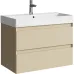Подвесная тумба Aqwella Geometria 81x62.5x48 см (ШxВxГ) Бежевый