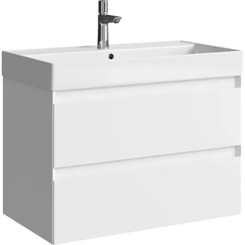 Подвесная тумба Aqwella Geometria 81x62.5x48 см (ШxВxГ) Белый