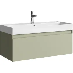 Подвесная тумба Aqwella Geometria 100x45x45 см (ШxВxГ) Зелёный