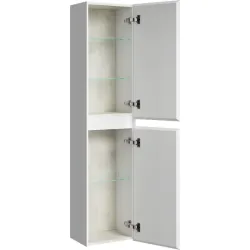 Подвесной пенал Aqwella Geometria 35x150x25 см (ШxВxГ) Белый
