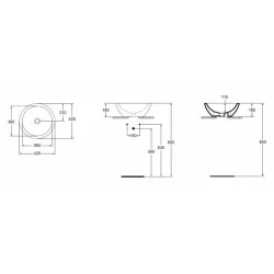 Раковина-чаша Ideal Standard Strada  (45 см) (РАСПРОДАЖА)