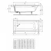 Прямоугольная ванна Ideal Standard HOTLINE 170х70 см