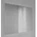 Зеркало Raval Kvadro 100x80 (ШxВ) с подсветкой и часами