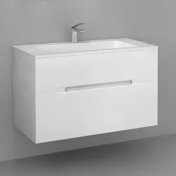 Тумба Jorno Modul 100x45 подвесная белая