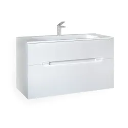 Тумба Jorno Modul 100x45 подвесная белая