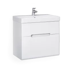 Тумба Jorno Moduo Slim 50x35 подвесная белая