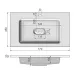 Раковина Modul 80x45 см литьевой мрамор