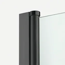 Шторка на ванну New Trendy NEW SOLEO BLACK 90x140