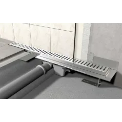 Решетка для желоба Alcaplast  (черный мат)