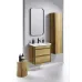 Зеркало в металлической раме Aqwella RM 50x90x4 см (ШxВxГ) Черный