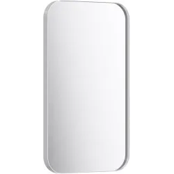Зеркало в металлической раме Aqwella RM 50x90x4 см (ШxВxГ) Белый