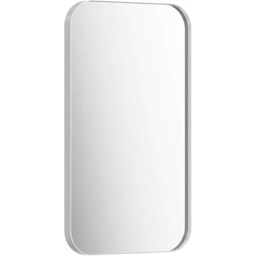 Зеркало в металлической раме Aqwella RM 50x90x4 см (ШxВxГ) Белый