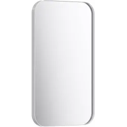 Зеркало в металлической раме Aqwella RM 50x90x4 см (ШxВxГ) Белый