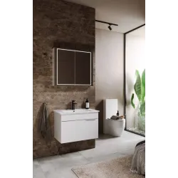 Зеркальный шкаф. Aqwella Simplex 80x70x15.5 см (ШxВxГ)