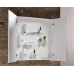 Зеркальный шкаф. Aqwella Simplex 80x70x15.5 см (ШxВxГ)