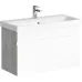 Подвесная тумба Aqwella Smart 76.5x46x35.5 см (ШxВxГ) Бетон светлый