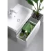 Подвесная тумба Aqwella Smart 76.5x46x35.5 см (ШxВxГ) Бетон светлый