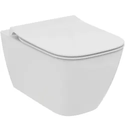 Подвесной унитаз Ideal Standard i.life B с технологией RimLS+ с тонким сиденьем Soft-close