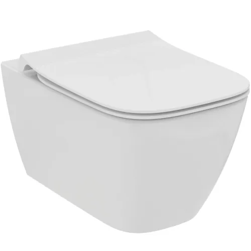 Подвесной унитаз Ideal Standard i.life B с технологией RimLS+ с тонким сиденьем Soft-close