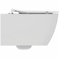 Подвесной унитаз Ideal Standard i.life B с технологией RimLS+ с тонким сиденьем Soft-close