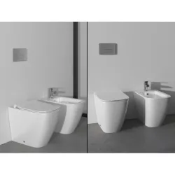 Унитаз приставной Ideal Standard i.life B безободковый RimLS+, c крышкой Soft-close