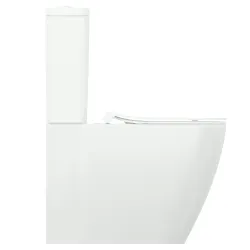 Напольный безободковый пристенный унитаз Ideal Standard i.life S с бачком и крышкой Soft-close