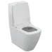 Напольный безободковый пристенный унитаз Ideal Standard i.life S с бачком и крышкой Soft-close