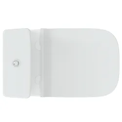 Напольный безободковый пристенный унитаз Ideal Standard i.life S с бачком и крышкой Soft-close