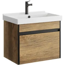 Подвесная тумба Aqwella Urban 57.5x46x38.5 см (ШxВxГ) Дерево темное